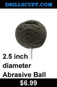sanding ball drill attachment
